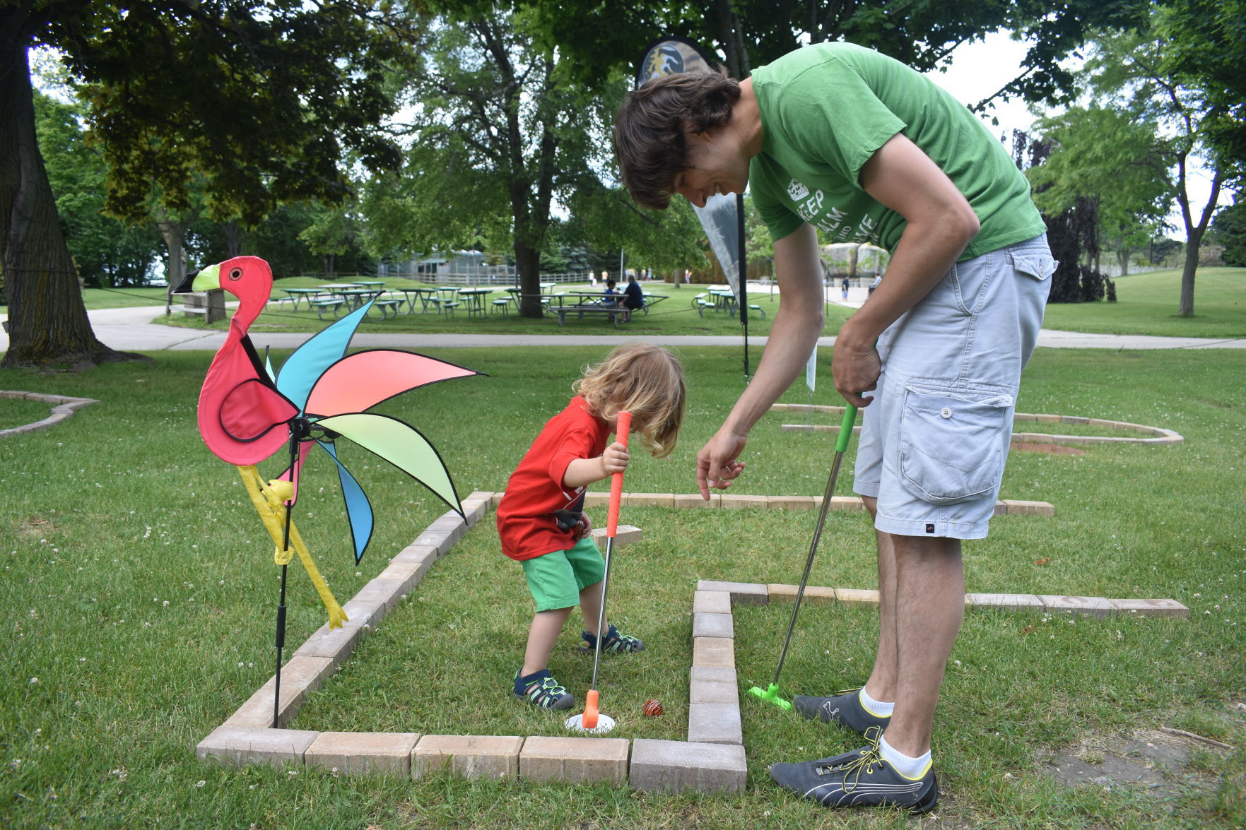 Putting around on Father's Day